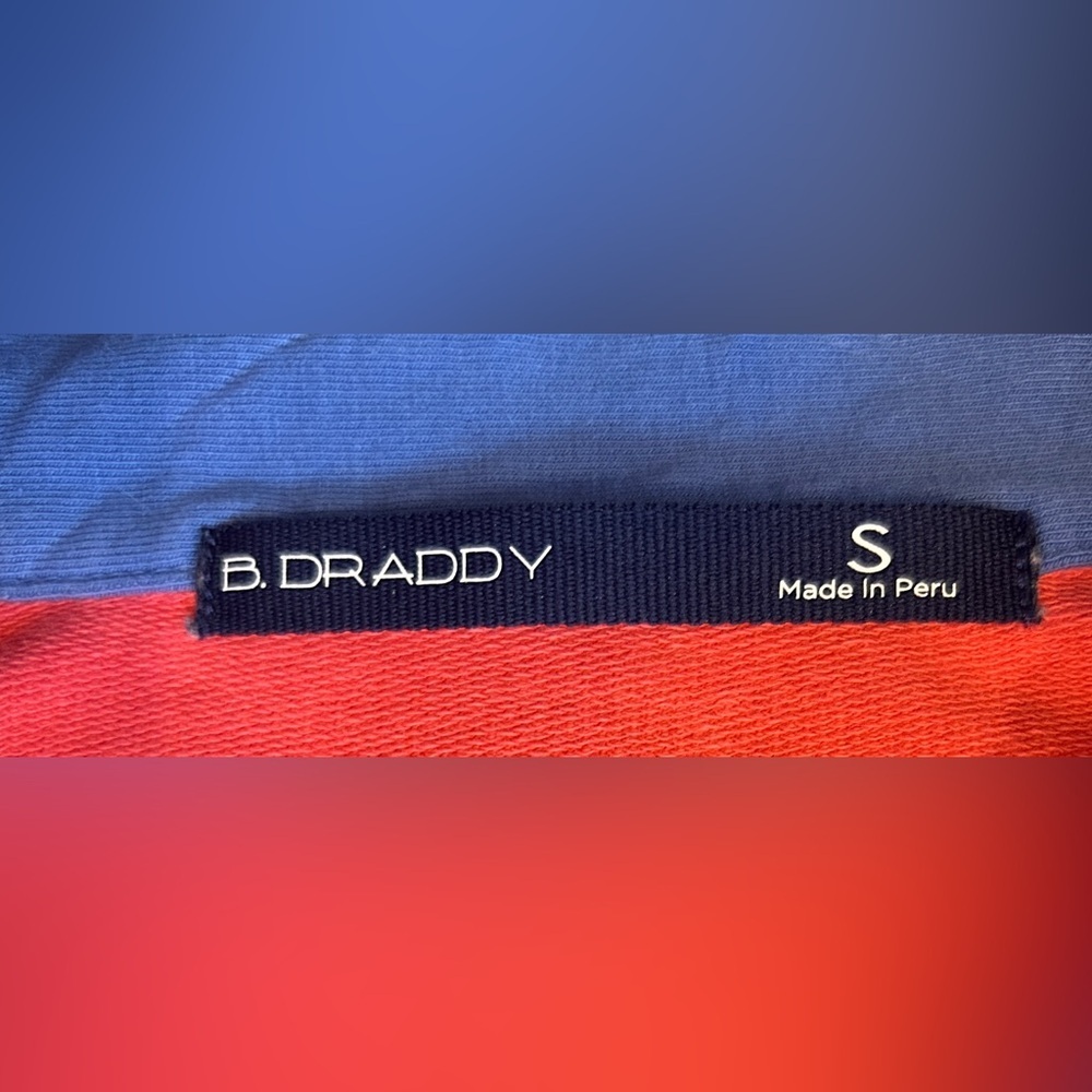 B.Draddy Men’s 1/4 Zip Pullover | Golf Performance | Embroidered Crest | Size Sm - Picture 6 of 7